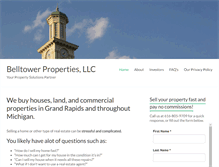Tablet Screenshot of belltowerproperties.com